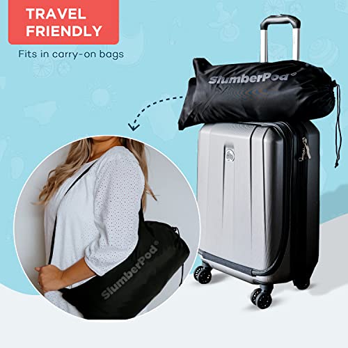 SlumberPod Portable Privacy Pod Blackout Canopy Crib Cover, Sleeping