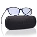 umizato Gaming Blue Light Glasses - Computer Screen Glasses for Men Women Teens, Slim, Featherlight and Comfortable - Made for All Day Wear at Work, Bluelight Light Sensitivity Glasses (PICTOR Blue)