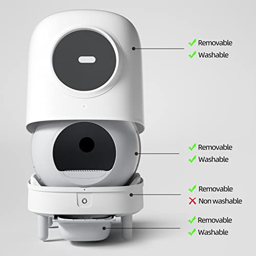 GOLDBOSS SelfCleaning Cat Litter Box with Litter Mat，Automatic Litter