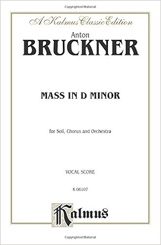 Mass In D Minor Satb With Satb Soli Latin Language Edition - 