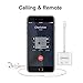 DPKIKO Compatible Headphone Adapter & Splitter Replacement for iPh 7, 7Plus, 8, 8Plus, X, 8 Pin Earphone Jack AUX Audio & Charge & Call Adapter Connector Charger Cable (White)