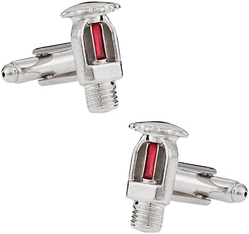 Sprinkler Head Cufflinks with Presentation Box