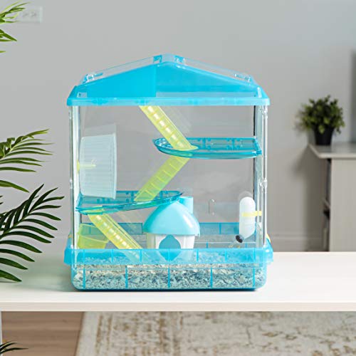 IRIS USA, PHSC-412, 3-Tier Hamster Cage, Blue - Thumbnail 7