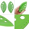 Herb Leaf Stripper BPA-Free Plastic Holes Vegetable Leaf Separator Value 3 Pack Stripping Tool for Chard, Collard Greens, Kale, Basil, Leafy Green Rosemary Herb Kitchen Gadgets (Mixed Color, 3)