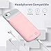 Lonlif Battery Case for iPhone 7/8, 4500mAh Portable Rechargeable Protective Charging Case Compatible with iPhone 7/8 (4.7 inch) Extended Battery Pack Charger Case (Rose Gold)