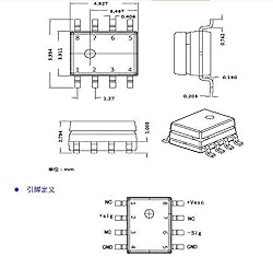 5pcs XGZP8 piezoresistive Pressure Sensor Absolute