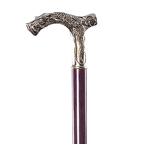 Design Toscano Dragon Pewter Walking Stick