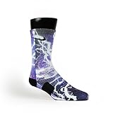 HoopSwagg Lightning Galaxy Custom Nike Elite Socks Large