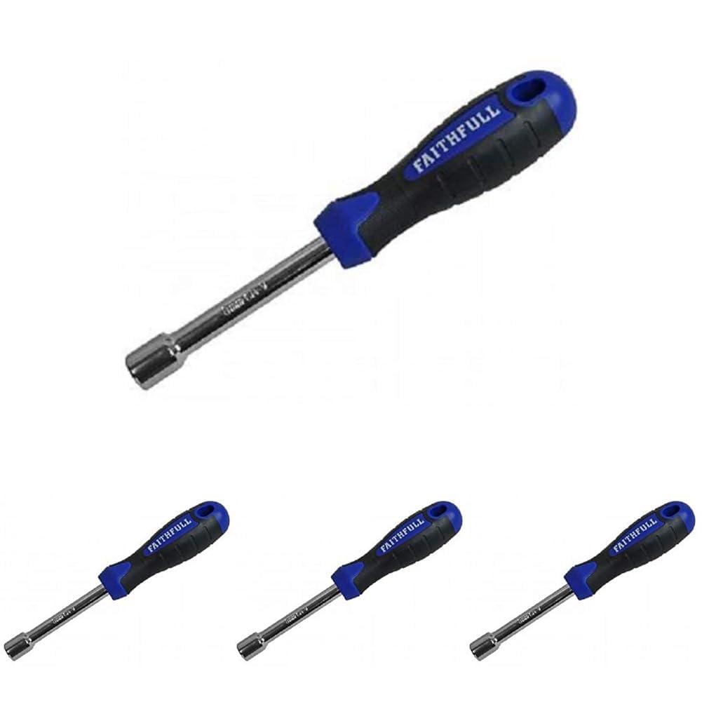 Faithfull FAINS10125 Soft-Grip Nut Spinner 10mm - 125mm (Pack of 4)