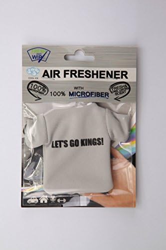 FreshandWipe 100% Microfiber Let's Go Kings! Air Freshener, Fragrance, Car freshener with Included Hanger