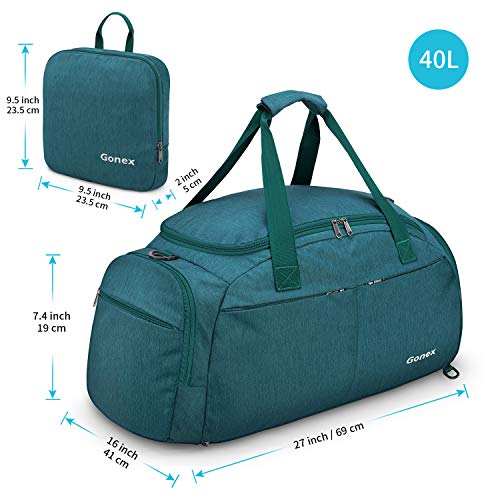 For Men Gonex 100L Gym Bag For Men Women, Water-Resistant Extra