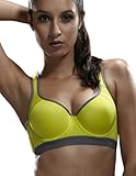 Yvette Underwire/Padded Sports Bra-Women/Racerback/Adjustable/Sexy Sports Bra