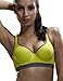 Yvette Underwire/Padded Sports Bra-Women/Racerback/Adjustable/Sexy Sports Bra