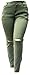 Jack David/GAZOZ /926 Womens Plus Size Distressed Knee Hole Ripped Stretch Jeans Skinny Twill Pants