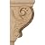 Ekena Millwork CORW03X04X07ACAL 3 1/2-Inch W x 4-Inch D x 7-Inch H Small Acanthus Wood Corbel, Alder