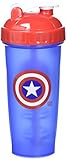 PerfectShaker Hero Series Shaker Cup Captain America, 28 Ounce