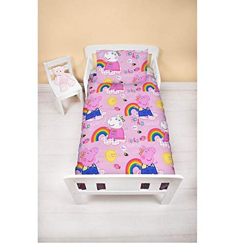 peppa pig cot sheets