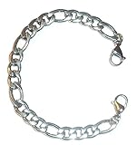 Stainless Steel Men's, Women's, Unisex Medical Alert ID Interchangeable Replacement Bracelet -STRONG!