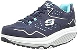 Skechers Women's Shape Ups Everyday Comfort Fashion Sneaker, Navy/Light Blue, 7 M US
