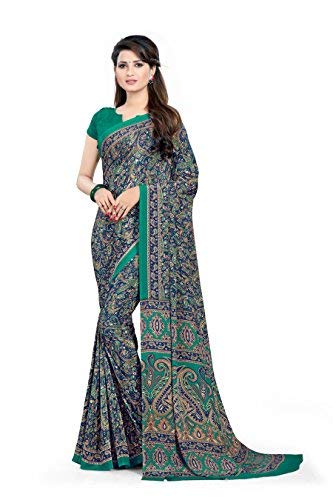 Women's Mysore Silk Crepe Saree With Unstitched Blouse Piece (6247_IC9_Multicolored)