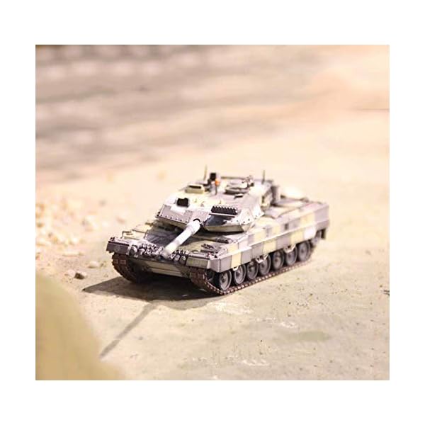 YZHM 1/72 Scale Diecast-Tank-Modell, Leopard 2A7 Hauptkampf-Tank Deutsches Armee Harz, Militärspielzeug und Geschenke, 5… – Bild 5