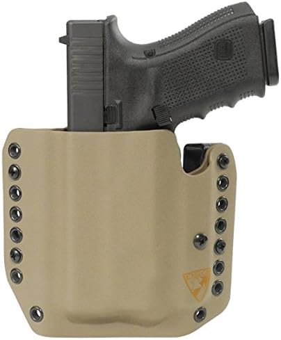 DSG Arms OWB Alpha Holster Glock 19 23 32 w APLc (E2 Tan LH)