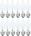 GE 48401-12 60-Watt Crystal Clear Bent Tip CA9, 12-Pack