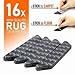 Anti Curling and Anti Slip Rug Gripper - Bonus Phone Sticker Holder - 3M Premium Carpet Gripper Tape - Keeps Your Rug in Place and Makes Corners Flat - 16 pcs Large Size