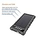 Solar Charger, BEARTWO 10000mAh Upgrade 2020 Solar Phone Charger, Ultra-Compact Portable Charger with Dual USB Backup Battery Pack, Solar Power Bank with Flashlight for Camping, Outdoor Activities
