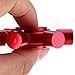 Huayang| Alloy Rudder Shape Six Wings Fidget Hand Spinner for ADHD Anxiety Autism Stress Reducer Hand Spinner Six side Metal Red