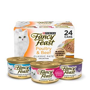 FANCY FEAST DELIGHTS GRILLED WHITEFISH & CHEDDAR CHEESE FEAST IN GRAVY CANNED CAT FOOD 3 OUNCE (PACK OF 12)