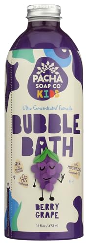 PACHA SOAP Kids Berry Grape Bubble Bath, 16 FZ