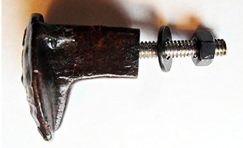 Railroad Spike Knob Door Pull Cupboard Handle Dresser Drawer Old Antique Vintage Rustic (Antique Iron) (5)
