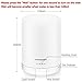 URPOWER 2nd Gen 300ml Aroma Essential Oil Diffuser Night Light Ultrasonic Air Humidifier with AUTO Shut off and 6-7 HOURS Continuous Diffusing – 7 Color Changing LED Lights and 4 Timer Settingsthumb 3
