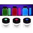 Invisible Transparent UV Reactive Blacklight Paint - (3 - Color Pack)