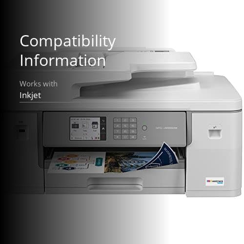 Brother MFC-J6555DW INKvestment Tank Color Inkjet All-in-One Printer with up to 1 Year of Ink in-box1 and 11” x 17” Print, Copy, scan, and fax Capabilities,White
