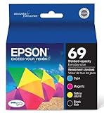 Genuine Epson 69 ink cartridges 4 Pack in Original Bulk Packaging for Epson CX6000 CX7400 CX7450 CX8400 CX9400F CX9475 NX100 NX1