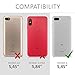 kwmobile Cover Compatible with Xiaomi Redmi 6 - Protective Full Body Case with Screen Protector - Metallic Rose Gold