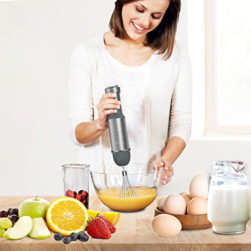 Immersion Blender Handheld Pro, 5in1 800W Small Hand Blenders