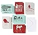 Sustainable Greetings Blank Note Cards with Envelopes - Assorted Animal Designs for Sending Holiday Wishes - 4 x 6 in, Pack of 144