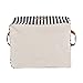 GreenForest Storage Round Basket with totes,Dark Blue Strips