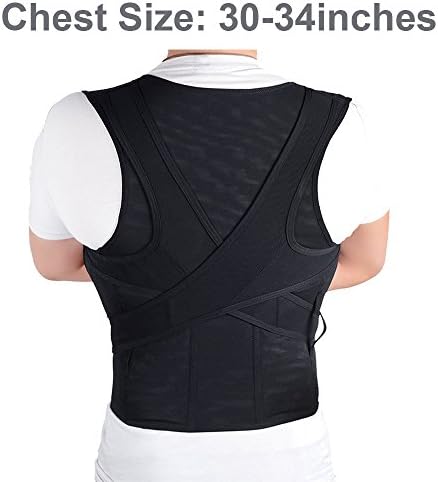 Full Back Posture Corrector, Hunch Back Support, Back and Waist Braces, Chest Braces, Lumbar Braces, Thoracic Kyphosis, Shoulder Alignment, Upper Back Pain Relief for Men and Women …