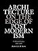 Architecture on the Edge of Postmodernism: Collected Essays, 1964-1988 by 