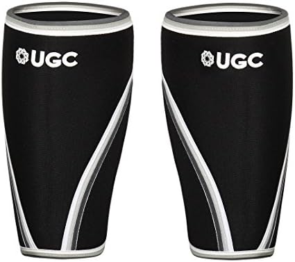 UGC Knee Sleeves (1 Pair) Support & Compression for Weightlifting, Powerlifting & Running for Both Women & Men- 7mm Neoprene - 1 Year Warranty (Medium)