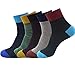 Nanxson(TM) Men/ Teenagers Cotton Knitted Socks Casual Midi Tube Crew Socks 5 Pack WZMA0013