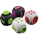 FIDGET DICE 6 Sides Fidget Toys Cube Relieves Stress and Anxiety Cube for Children and Adults