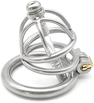 Bondage Masters Male Chastity Device with Air Flow Short Cage, Removable Urethral Tube, Comfort Style Back Ring - Image 3
