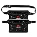 Piscifun Waterproof Pouch with Waist Strap, IPX8 Certified Waterproof Waist Bag, Safety to Keep Your Phone and Valuables - Great as a Waterproof Phone Case or Waterproof Wallet Jet Black