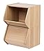 IRIS TACHI Modular Wood Stacking Storage Box
