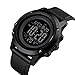 Men's Digital Sports Watch Large Face Waterproof Wrist Watches for Men with Stopwatch Alarm LED Back Light